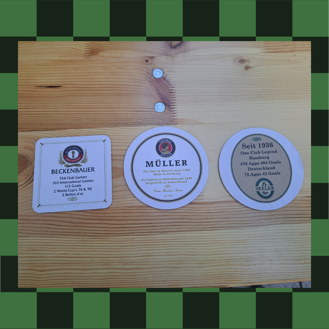 German Legends Beermats