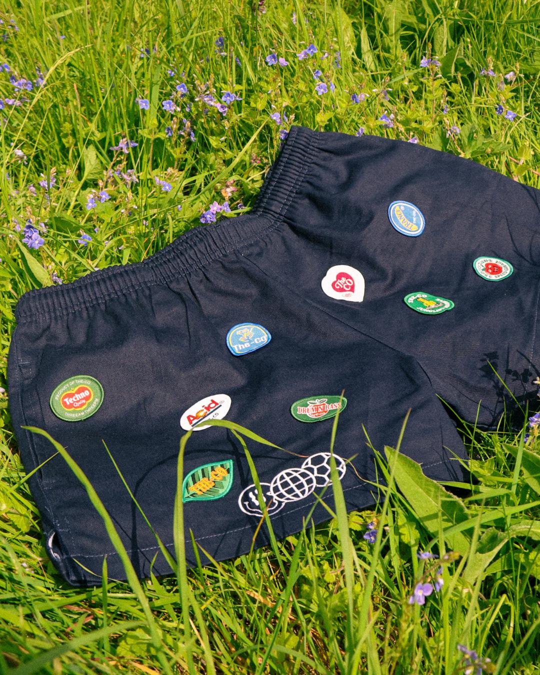 Fruits of Life Cotton Twill Shorts
