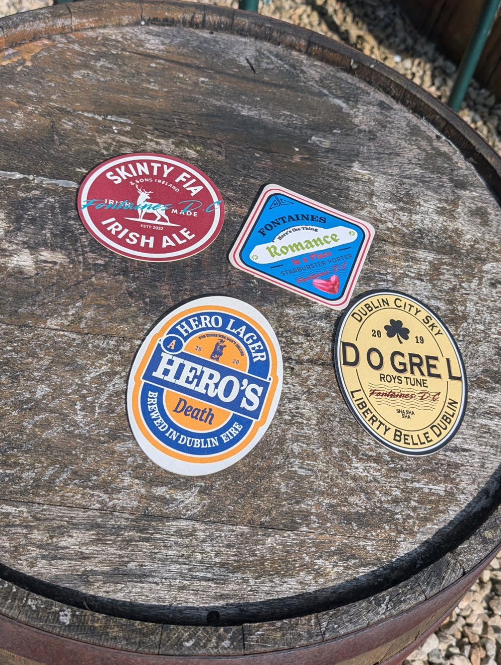 Fontaines DC Brew Beermats