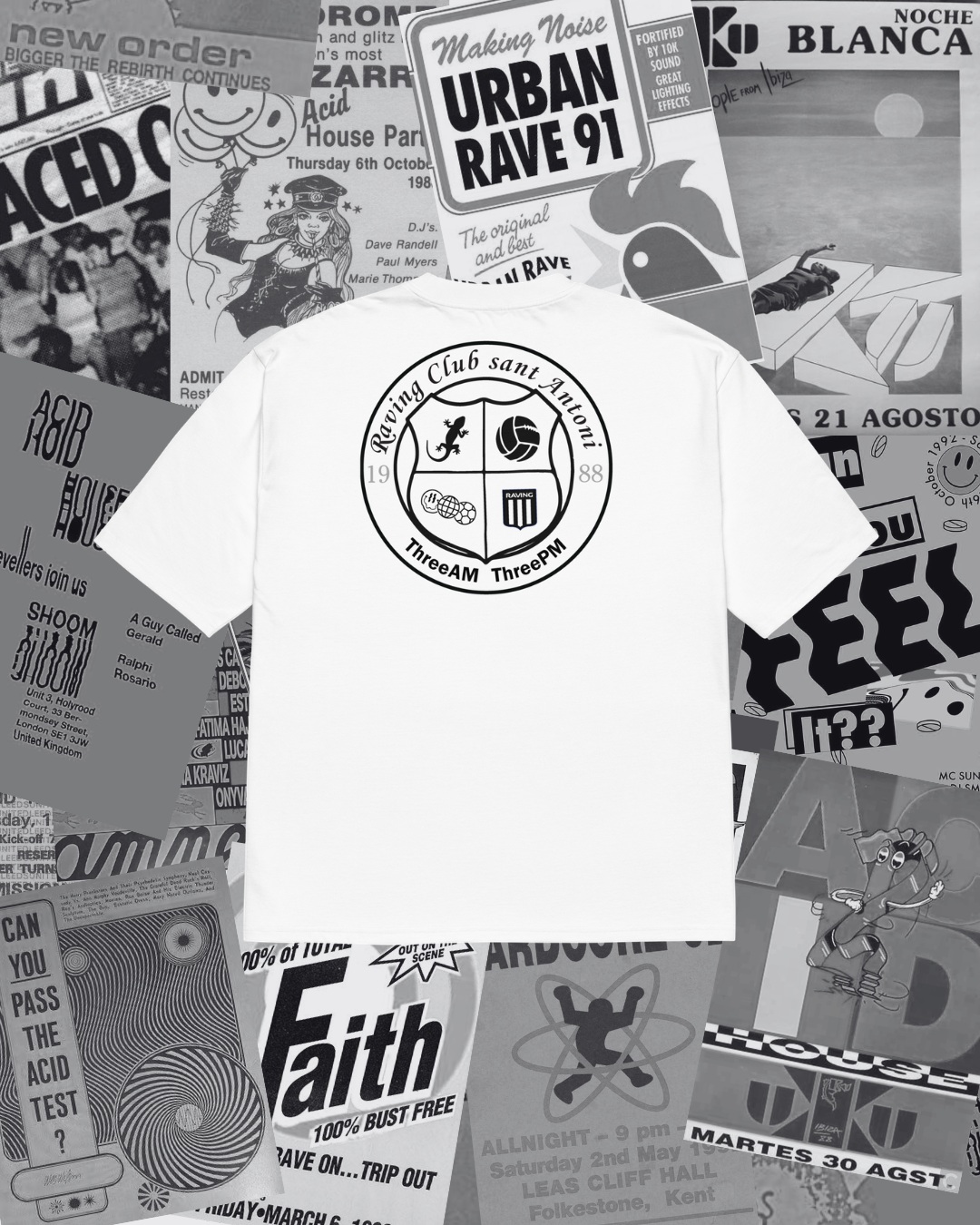RCA - Raving Club de Sant Antoni Oversized Logo Tee