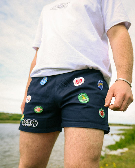 Fruits of Life Cotton Twill Shorts